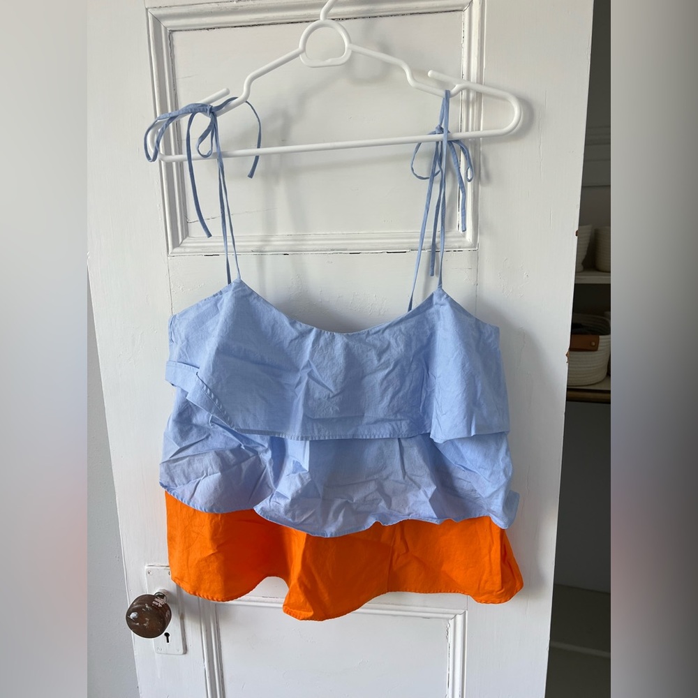 MDS Stripes Tiered Top